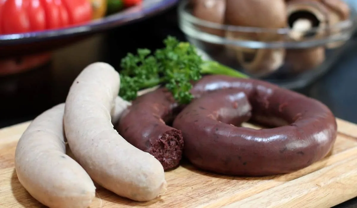 Boudin rouge et boudin blanc