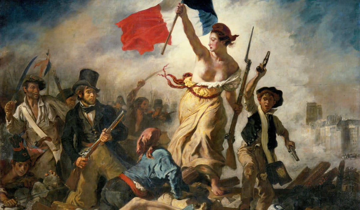 Eugène Delacroix painting, July 28