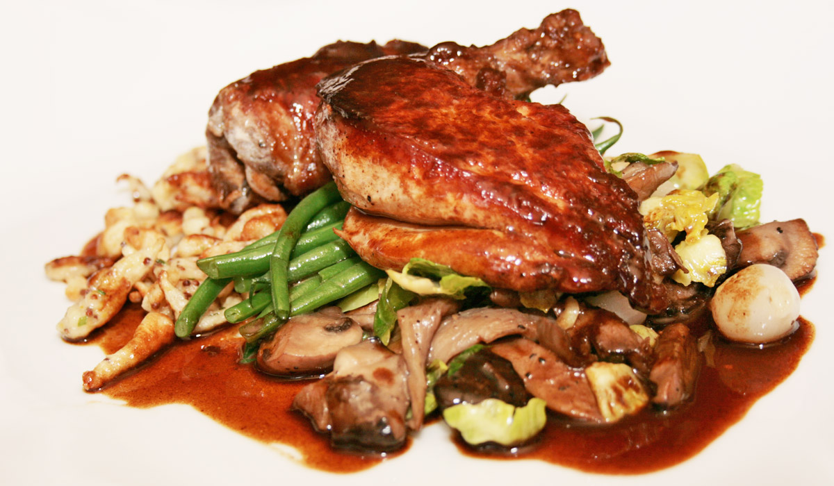 Coq au vin façon martiniquaise