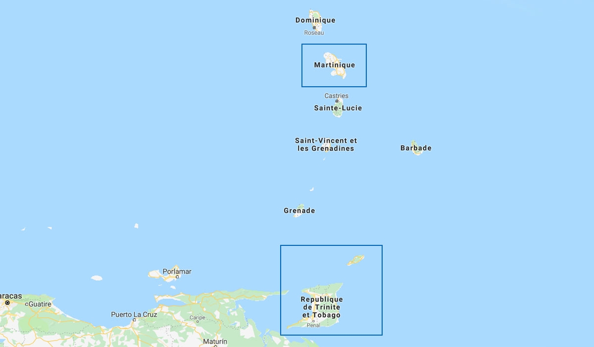 Martinique and Trinidad and Tobago