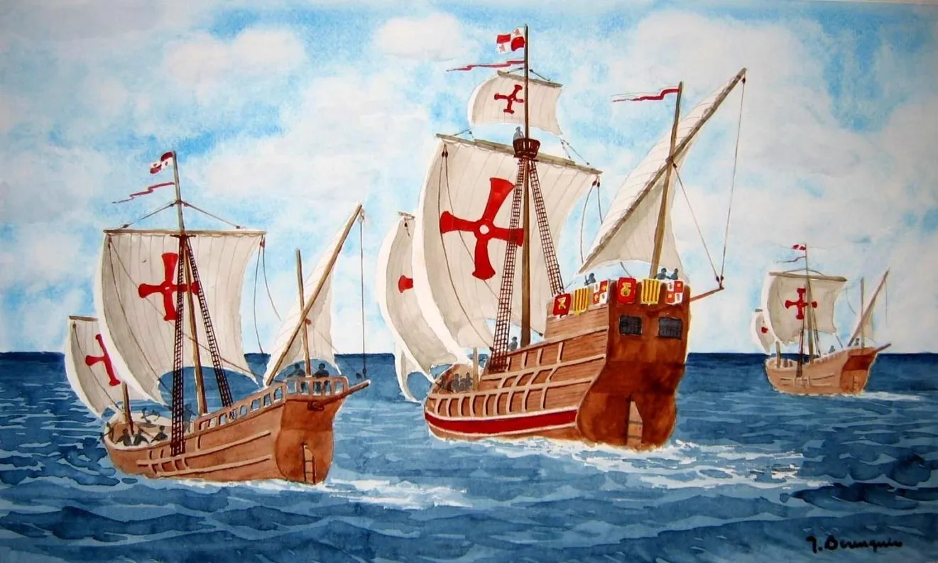 Caravelles de Christophe Colomb