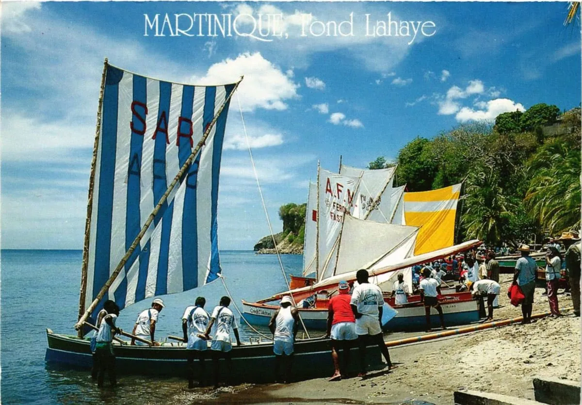 Boats being prepared for a race
